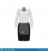 форма-официантки-белая-рубашка-с-бабочкой-и-черной-юбкой-рисбермой-136676805.jpg